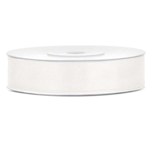 Picture of SATIN RIBBON LIGHT CREAM 12MM PER METRE